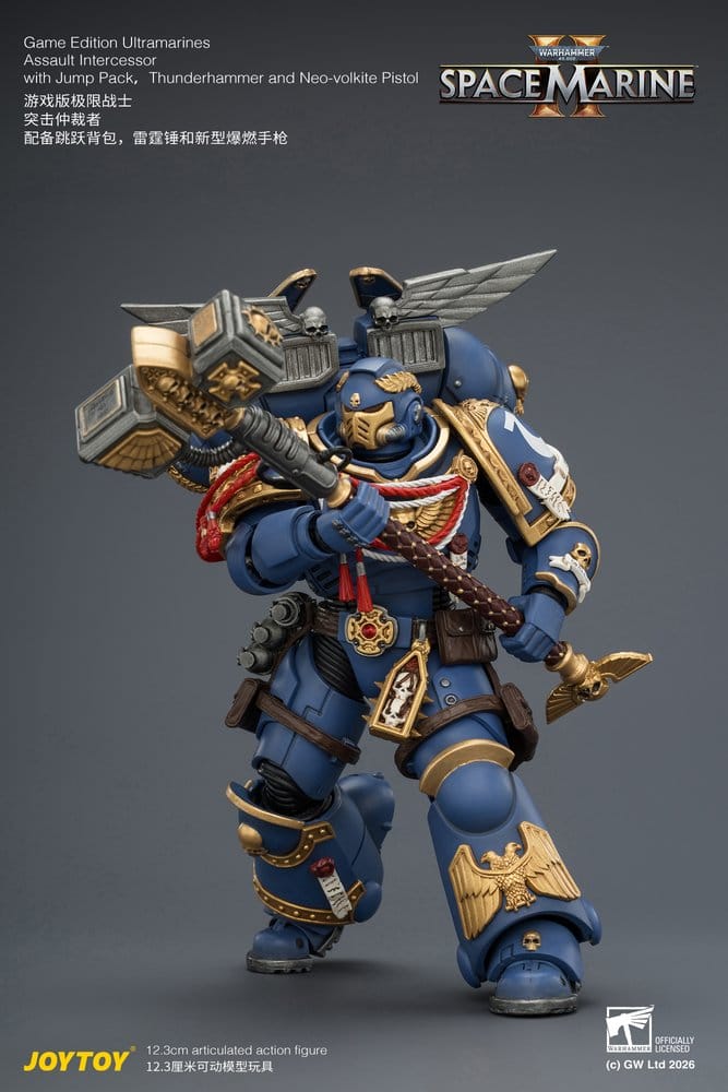 Warhammer Figura Game Edition Ultramarines Assault Intercessor 12 cm