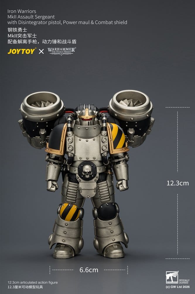 Warhammer The Horus Heresy Figura Iron Warriors MkII Assault Sergeant 12 cm