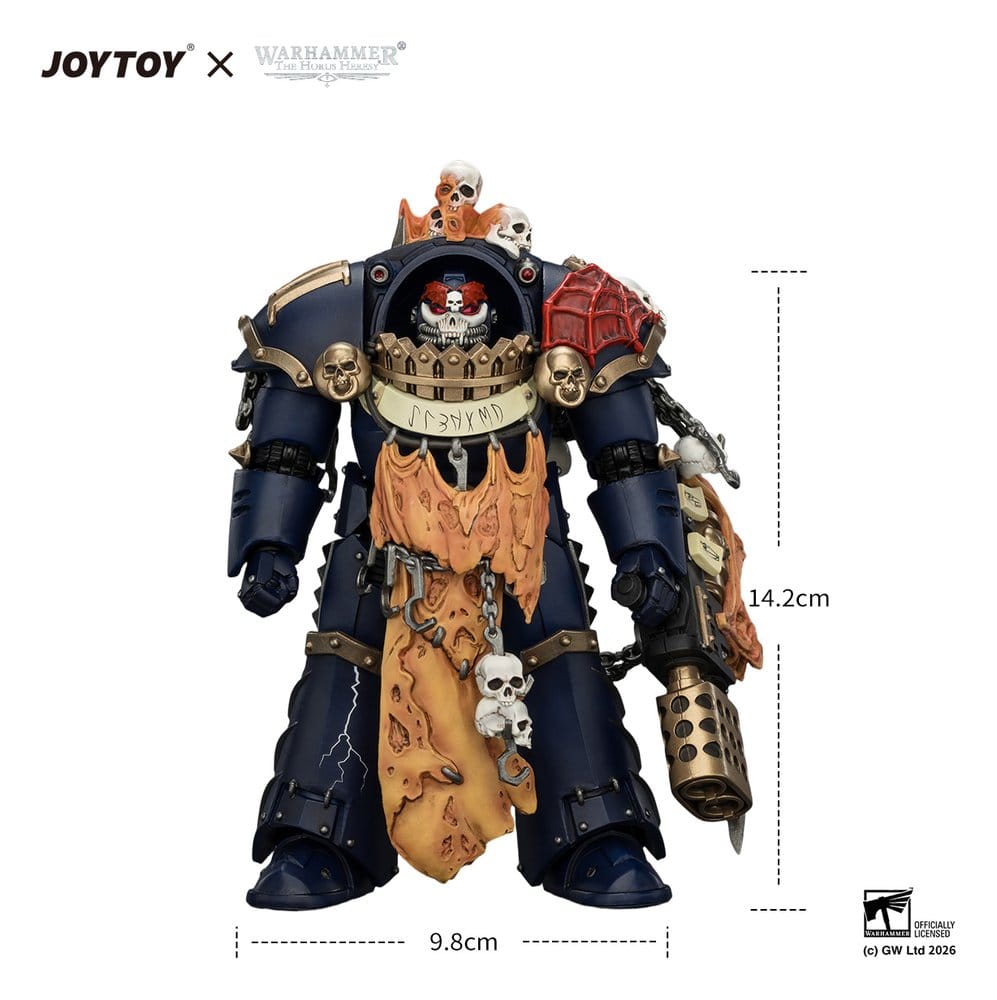 Warhammer The Horus Heresy Figura Night Lords Contekar Terminator Dissident 14 cm