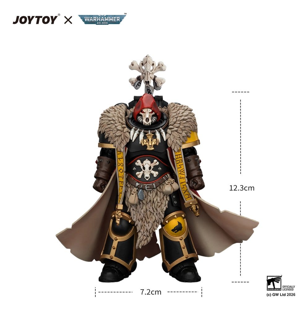 Warhammer Figura Space Wolves Wolf Priest 12 cm