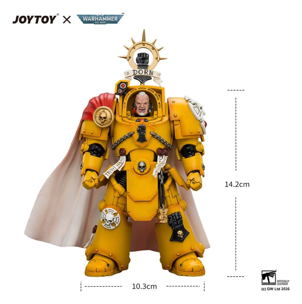 Warhammer Figura Imperial Fists Darnath Lysander 14 cm