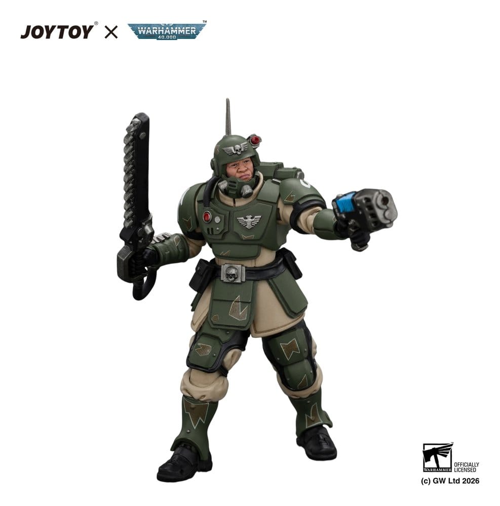 Warhammer Figura Astra Militarum Kasrkin 1 with Chainsword and Plasma Pistol