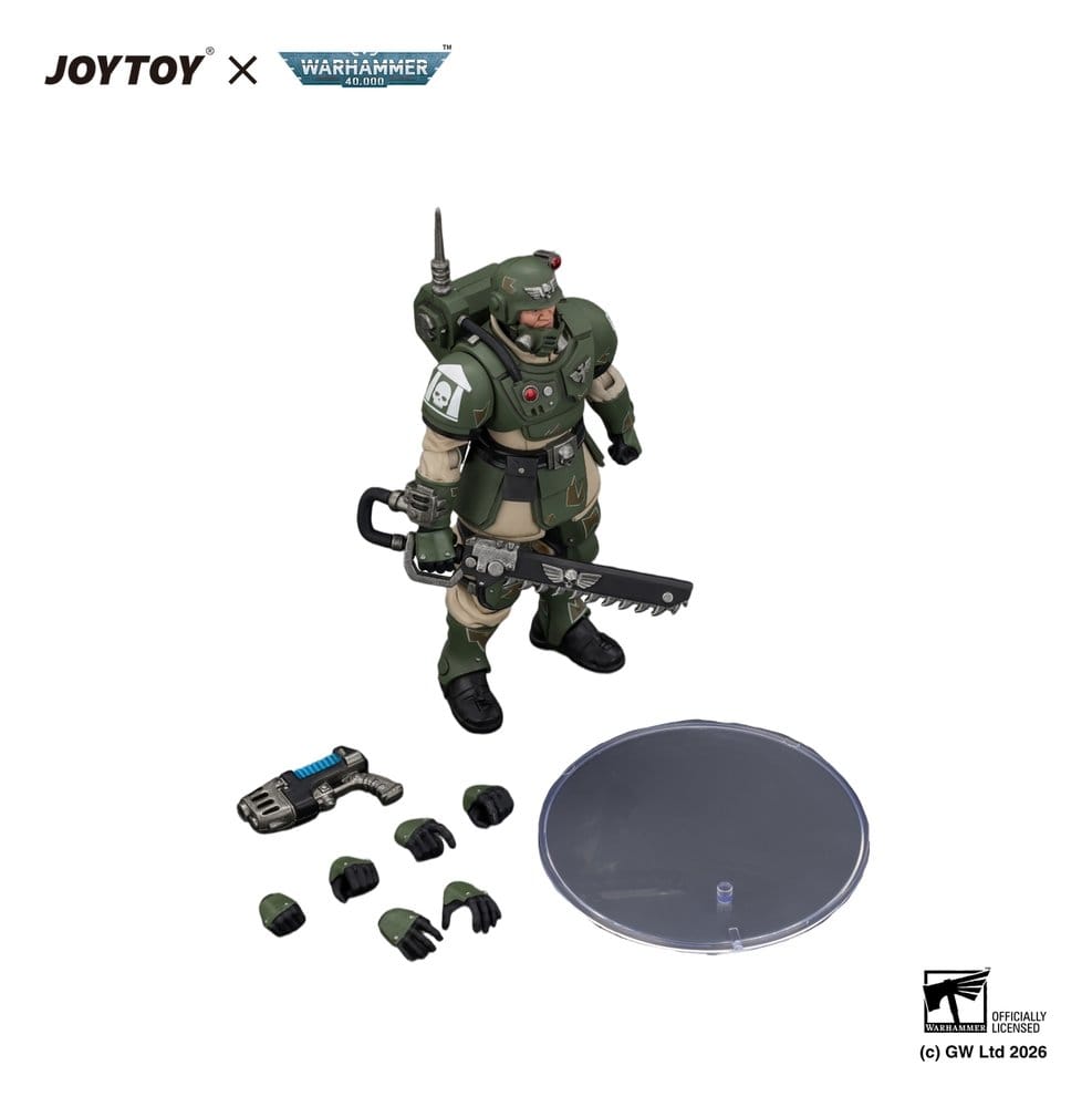 Warhammer Figura Astra Militarum Kasrkin 1 with Chainsword and Plasma Pistol