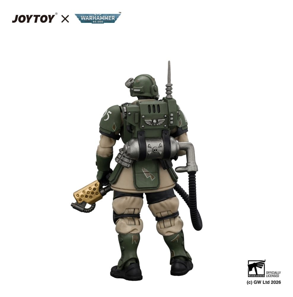 Warhammer Figura Astra Militarum Kasrkin 2 with Flamer