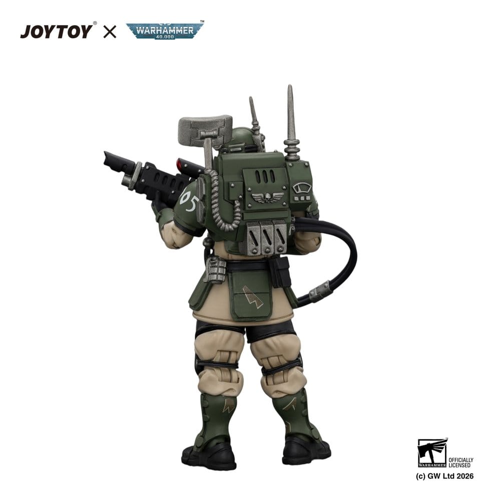 Warhammer Figura Astra Militarum Kasrkin 3 with Hot-shot Lasgun and Vox-caster