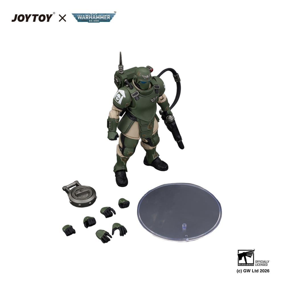 Warhammer Figura Astra Militarum Kasrkin 6 with Hot-shot Laspistol