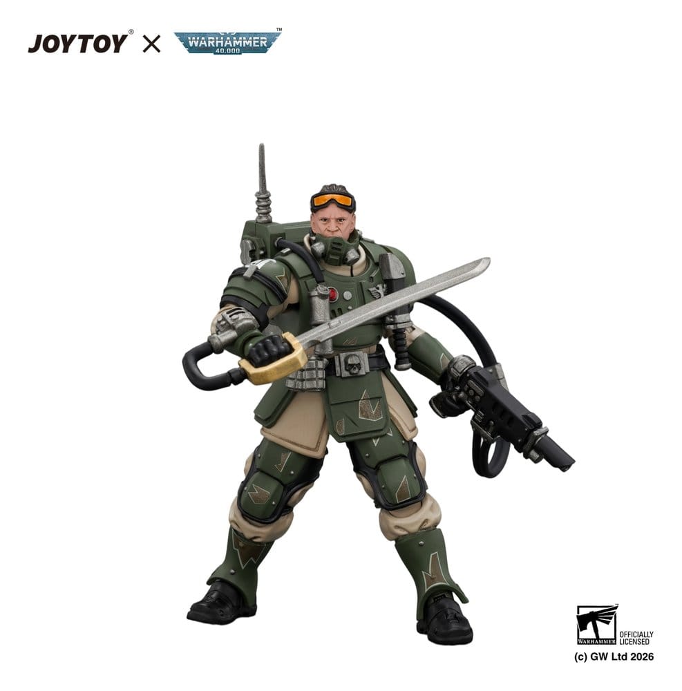 Warhammer Figura Astra Militarum Kasrkin 7 with Hot-shot Laspistol and Power Sword