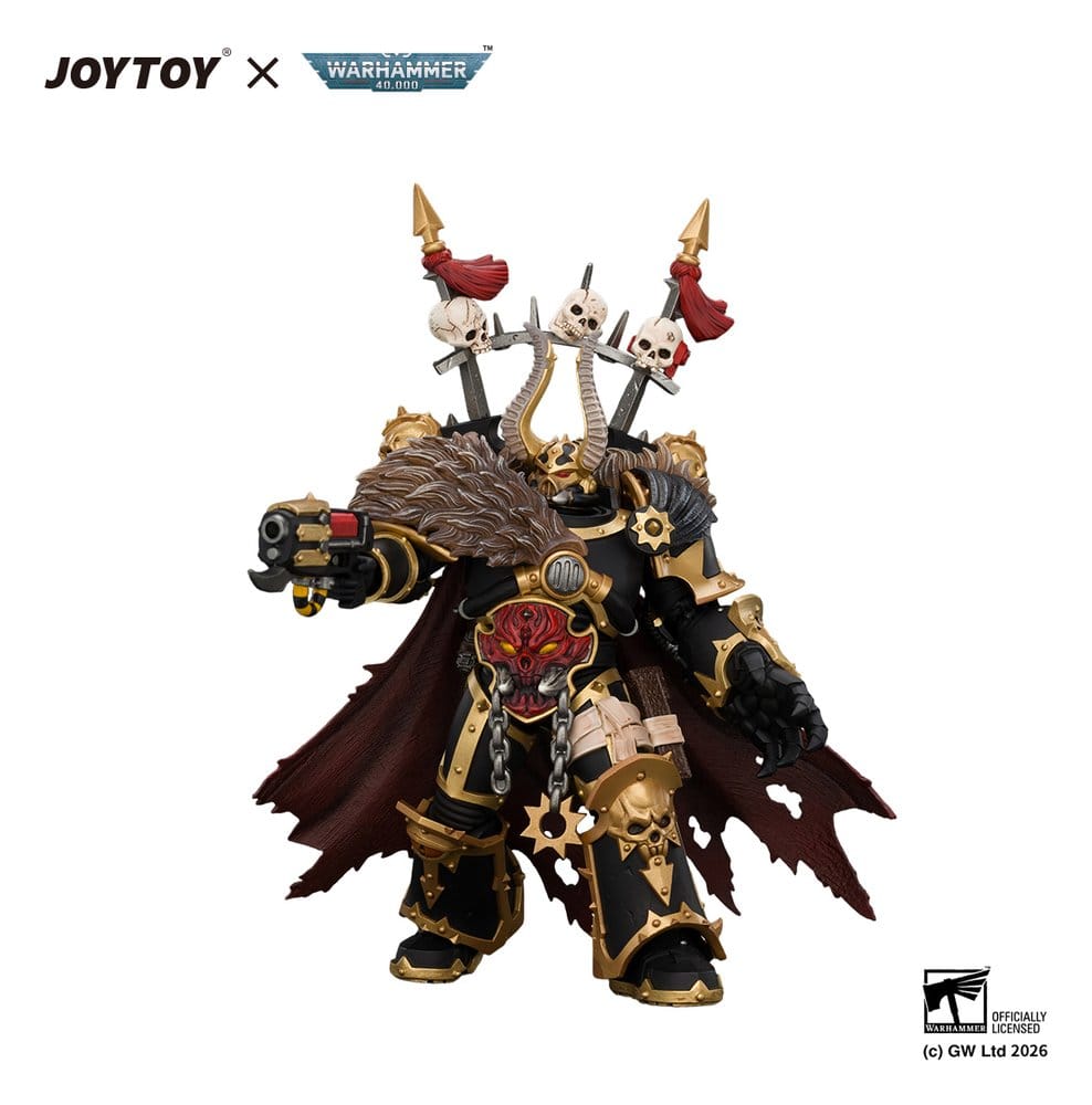 Warhammer Figura Black Legion Chaos Lord (13 cm)