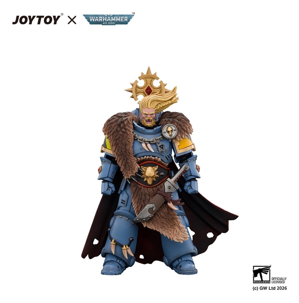 Space Marine Figura Space Wolves Wolf Guard Battle Leader 12 cm