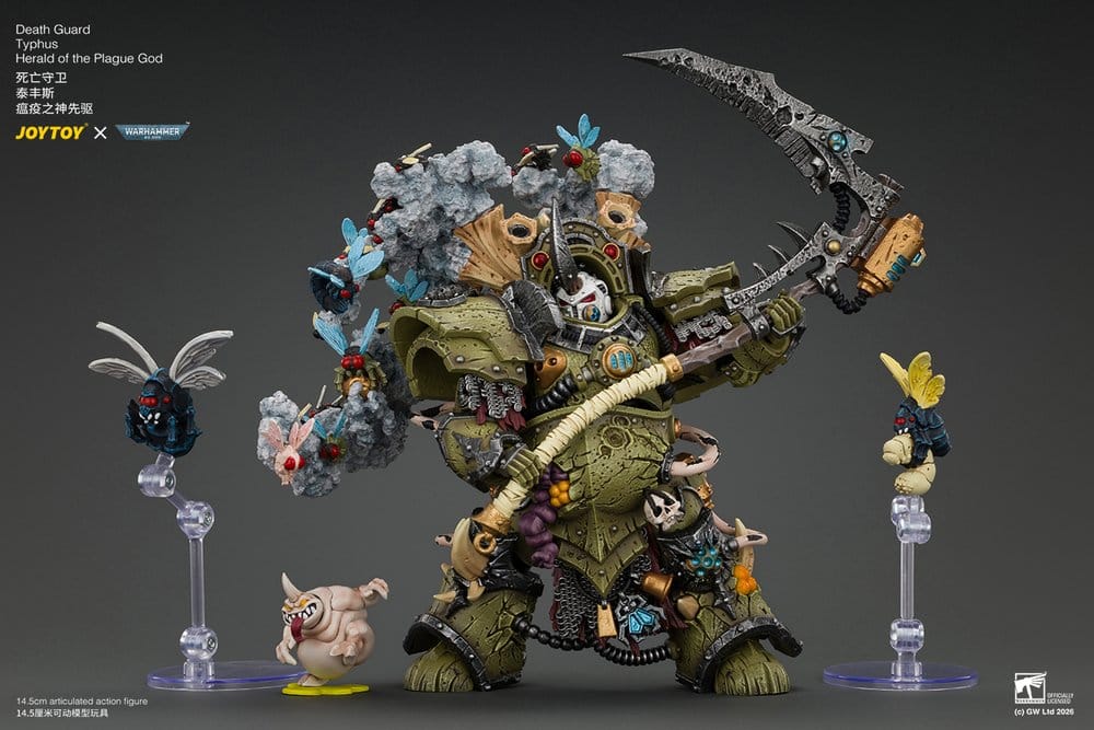 Warhammer Figura Death Guard Typhus Herald of the Plague God 15 cm