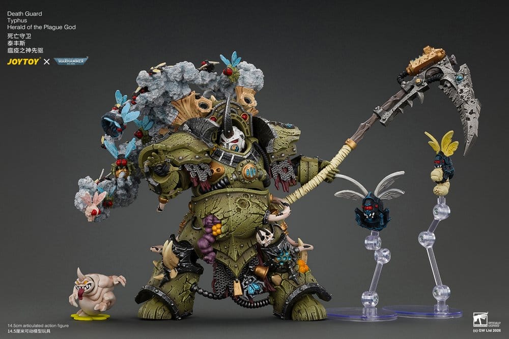 Warhammer Figura Death Guard Typhus Herald of the Plague God 15 cm