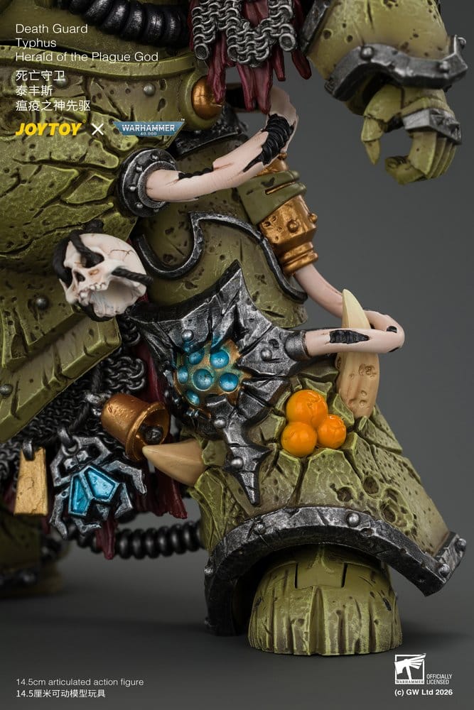 Warhammer Figura Death Guard Typhus Herald of the Plague God 15 cm