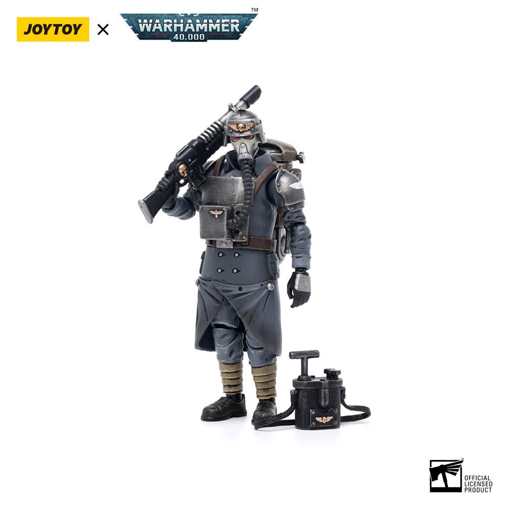 Warhammer 40k Figura 1/18 Death Korps of Krieg Veteran Squad Guardsman Demolitions Specialist 10 cm Frikytopia