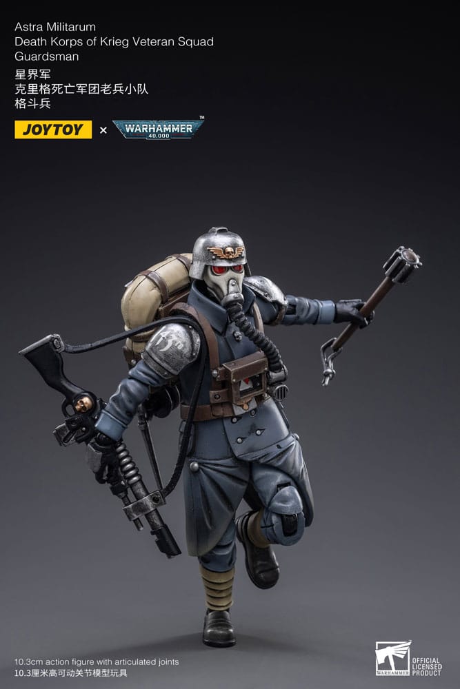 Warhammer 40k Figura 1/18 Astra MilitarumDeath Korps of Krieg Veteran Squad Guardsman 11 cm Frikytopia