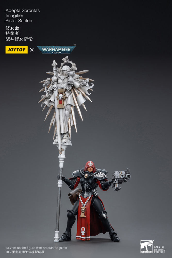 Warhammer 40k Figura 1/18 Adepta Sororitas Battle Sister Sister Saelon 10 cm