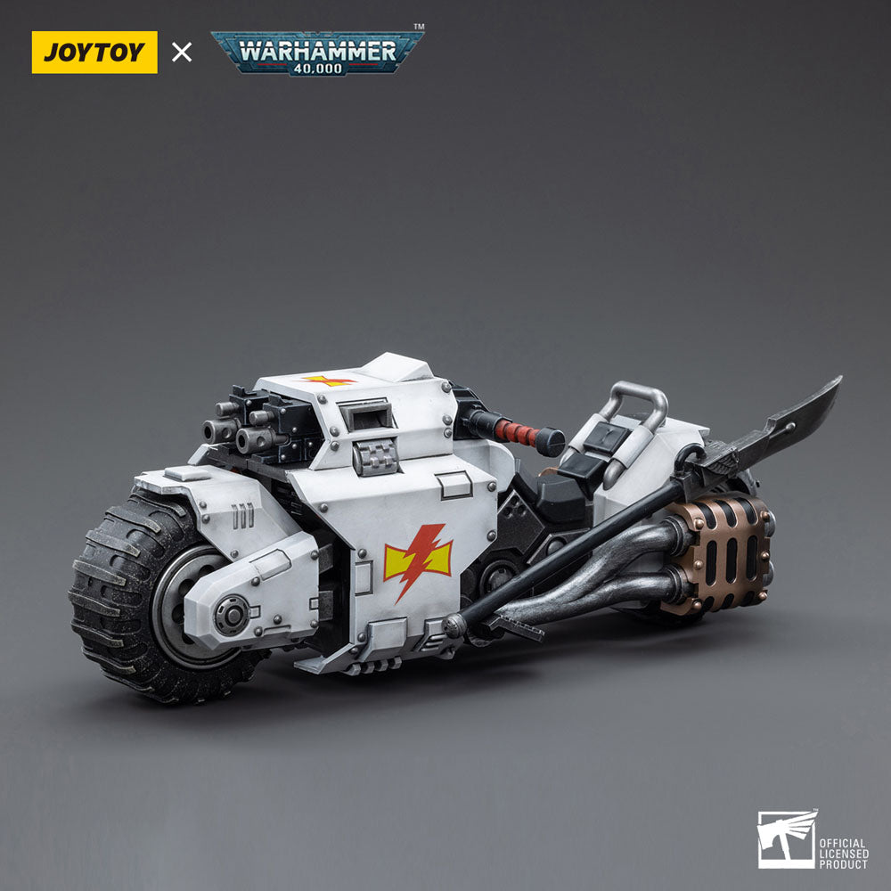 Warhammer 40k Vehículo 1/18 White Scars Raider-pattern Combat Bike 22 cm