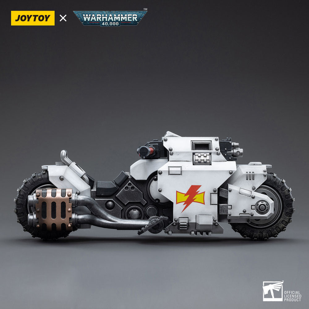Warhammer 40k Vehículo 1/18 White Scars Raider-pattern Combat Bike 22 cm