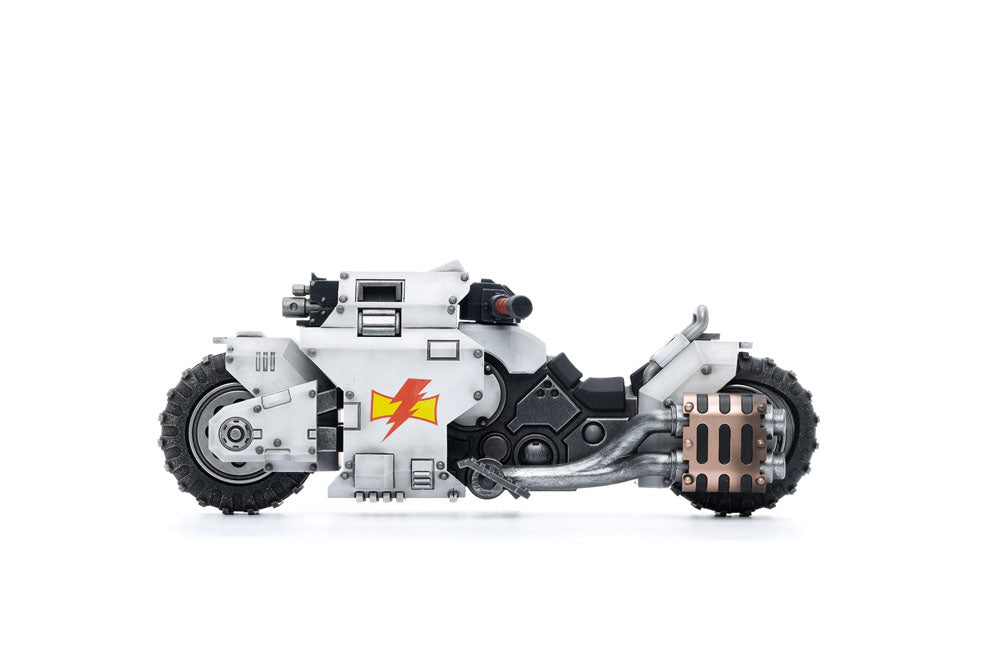 Warhammer 40k Vehículo 1/18 White Scars Raider-pattern Combat Bike 22 cm
