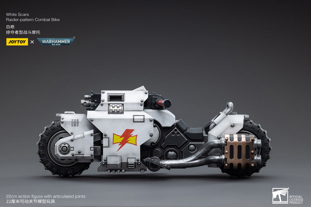 Warhammer 40k Vehículo 1/18 White Scars Raider-pattern Combat Bike 22 cm