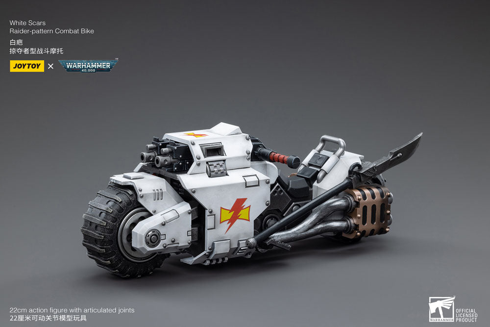 Warhammer 40k Vehículo 1/18 White Scars Raider-pattern Combat Bike 22 cm