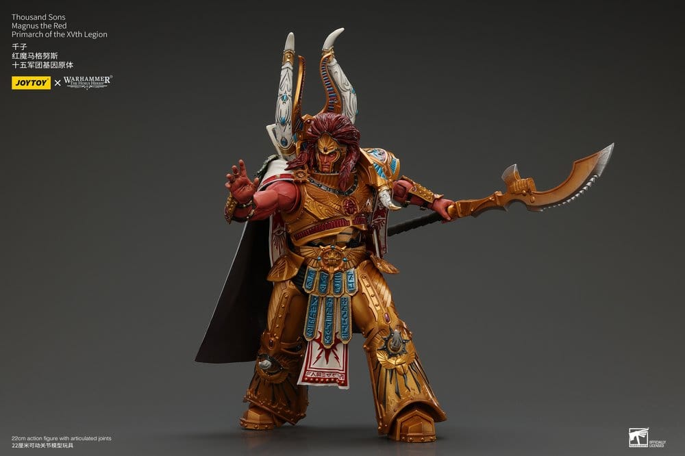 Warhammer The Horus Heresy Figura 1/18 Thousand sons Magnus the Red Primarch of the XVth Legion 12 cm
