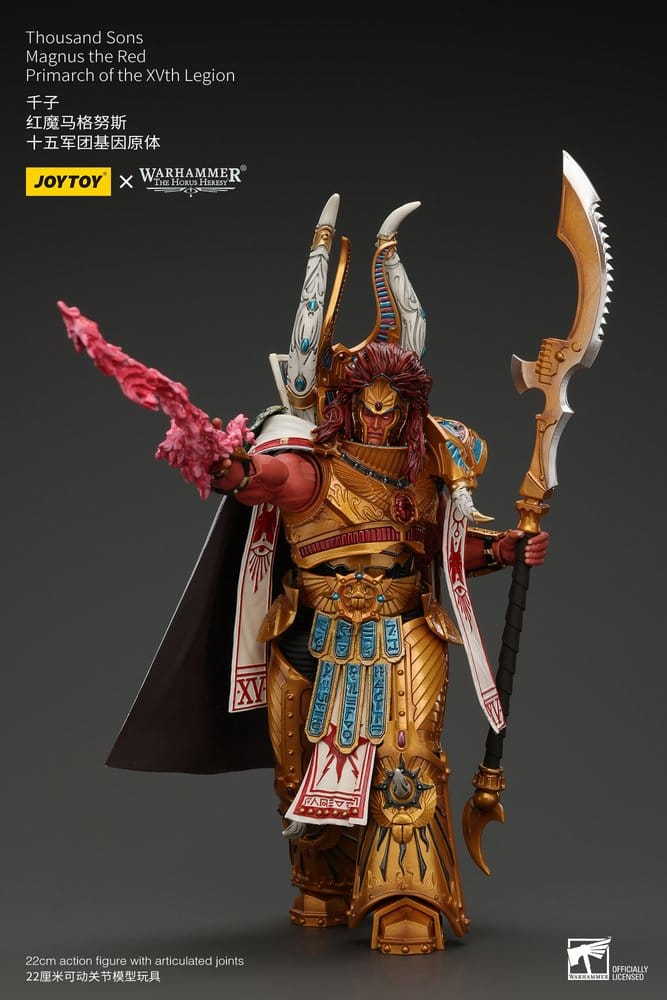 Warhammer The Horus Heresy Figura 1/18 Thousand sons Magnus the Red Primarch of the XVth Legion 12 cm