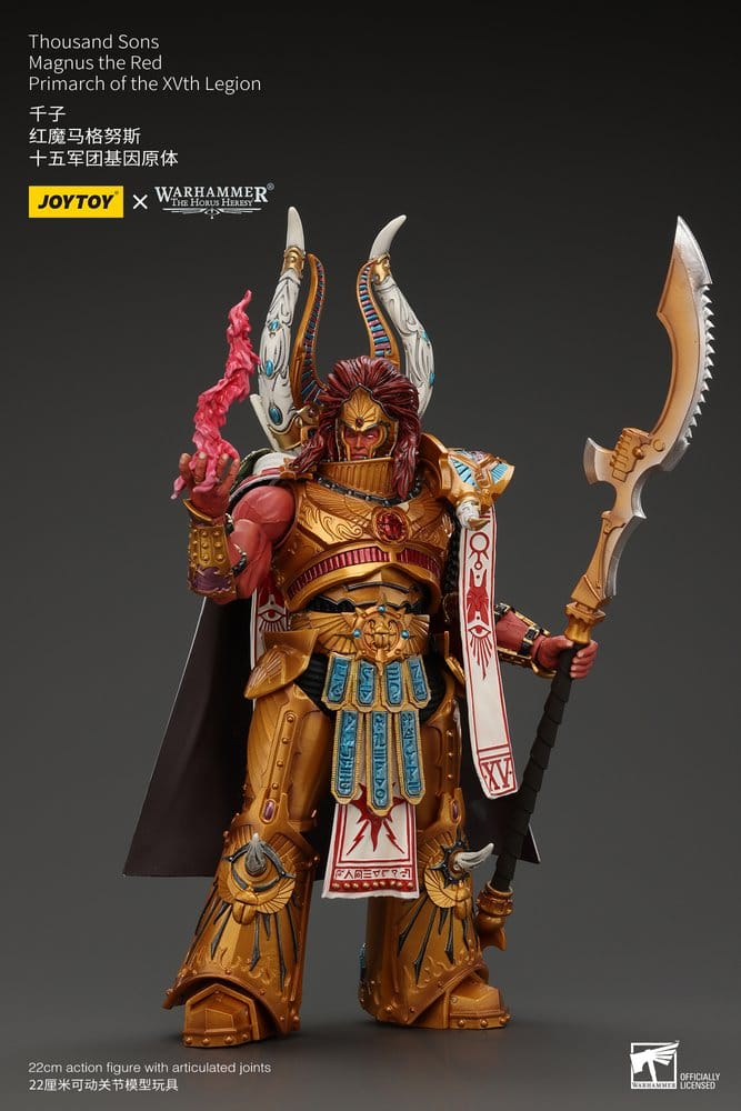 Warhammer The Horus Heresy Figura 1/18 Thousand sons Magnus the Red Primarch of the XVth Legion 12 cm