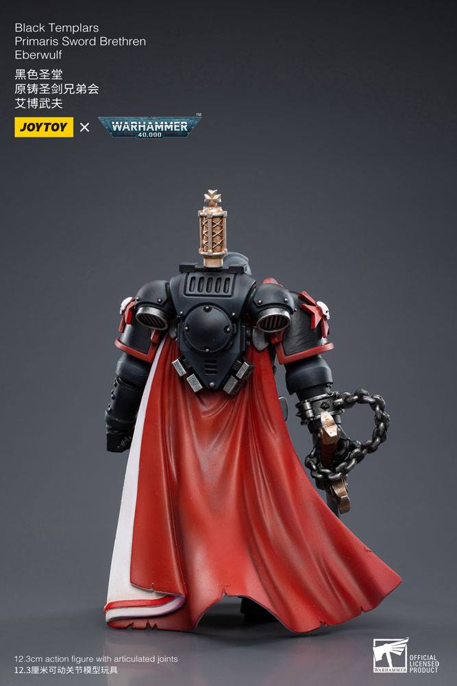 Warhammer 40k Figura 1/18 Black Templars Primaris Sword Brethren Eberwulf 12 cm