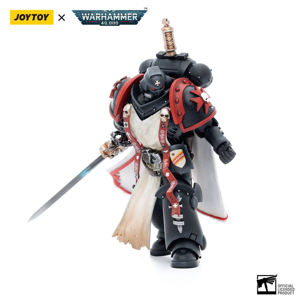 Warhammer 40k Figura 1/18 Black Templars Primaris Sword Brethren Eberwulf 12 cm