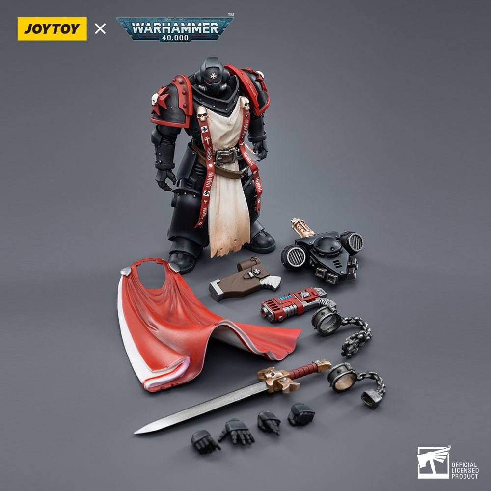 Warhammer 40k Figura 1/18 Black Templars Primaris Sword Brethren Eberwulf 12 cm