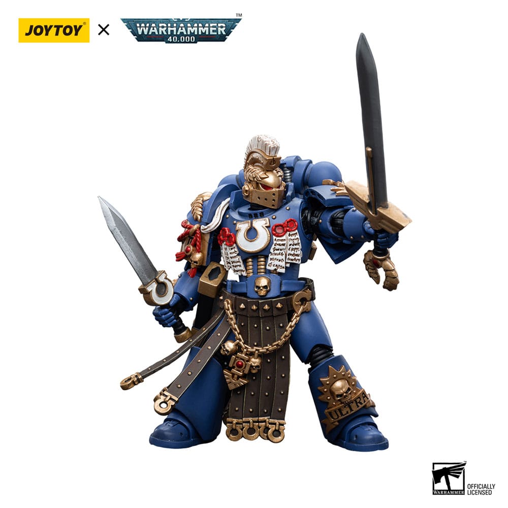 Warhammer 40k Figura 1/18 Ultramarines Honour Guard Chapter Champion 12 cm