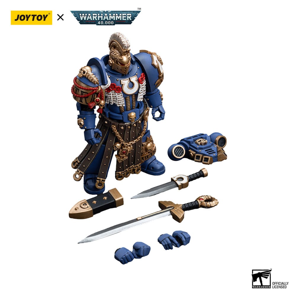 Warhammer 40k Figura 1/18 Ultramarines Honour Guard Chapter Champion 12 cm
