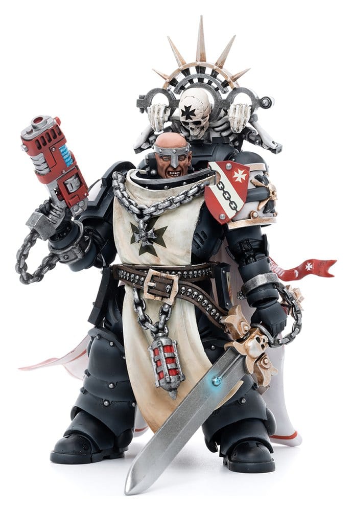 Warhammer 40k Figura 1/18 Black Templars Marshal Baldeckrath 12 cm Frikytopia