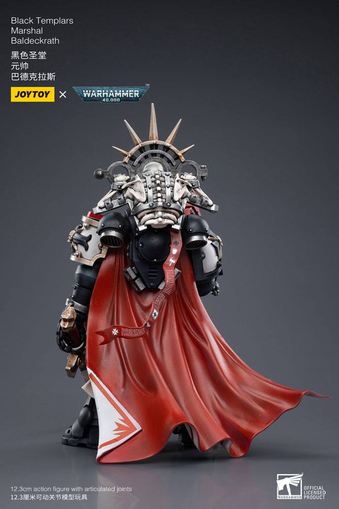 Warhammer 40k Figura 1/18 Black Templars Marshal Baldeckrath 12 cm