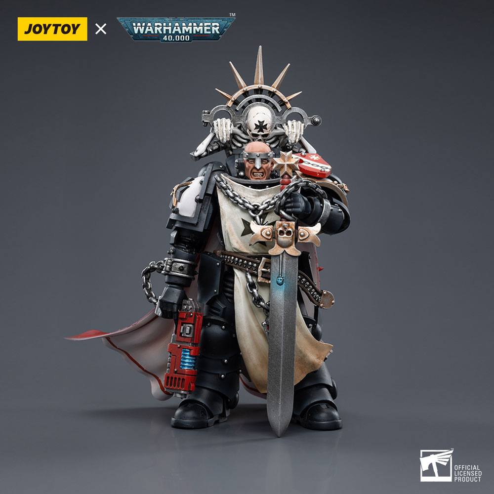 Warhammer 40k Figura 1/18 Black Templars Marshal Baldeckrath 12 cm
