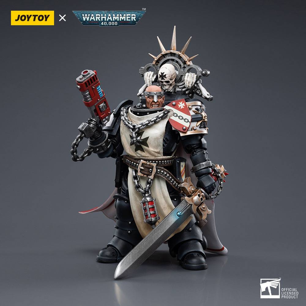 Warhammer 40k Figura 1/18 Black Templars Marshal Baldeckrath 12 cm