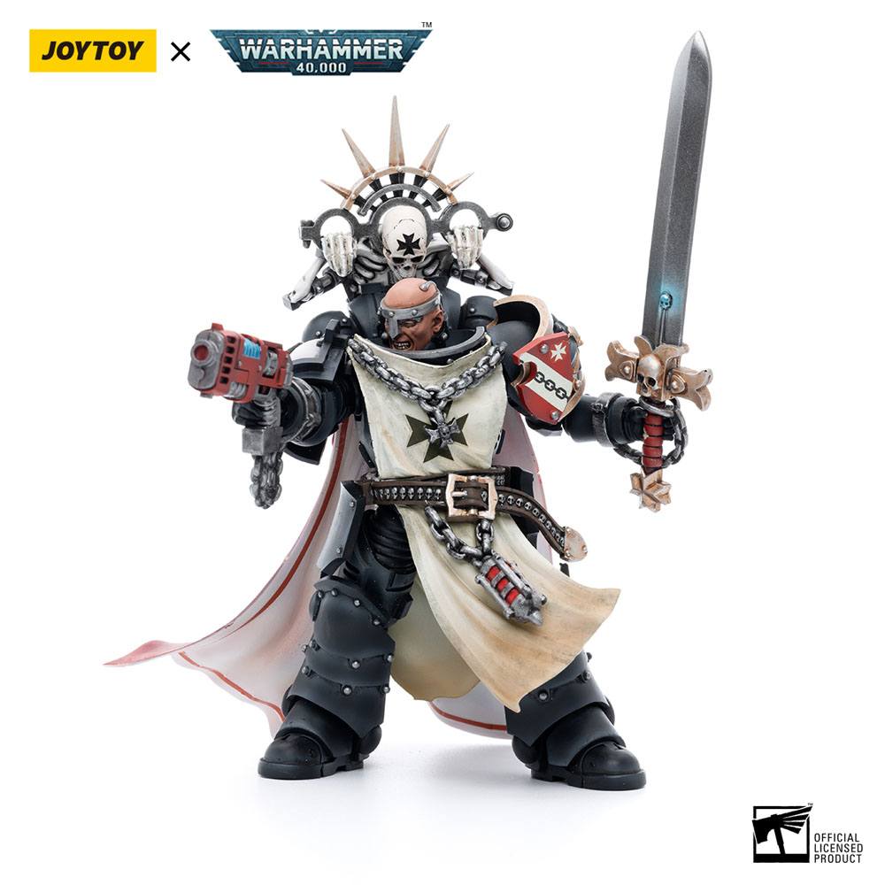 Warhammer 40k Figura 1/18 Black Templars Marshal Baldeckrath 12 cm