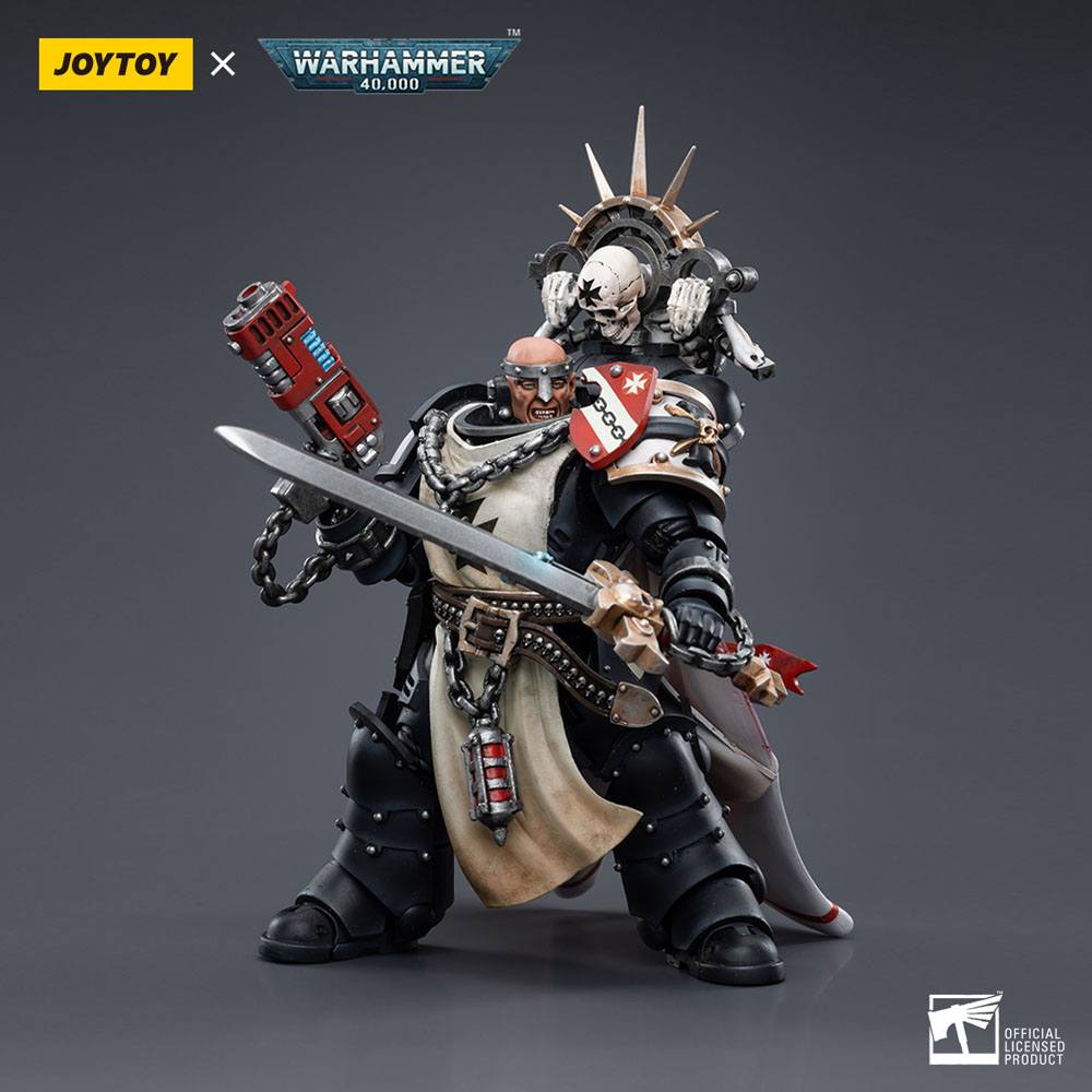 Warhammer 40k Figura 1/18 Black Templars Marshal Baldeckrath 12 cm