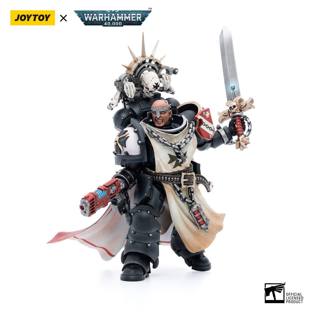 Warhammer 40k Figura 1/18 Black Templars Marshal Baldeckrath 12 cm