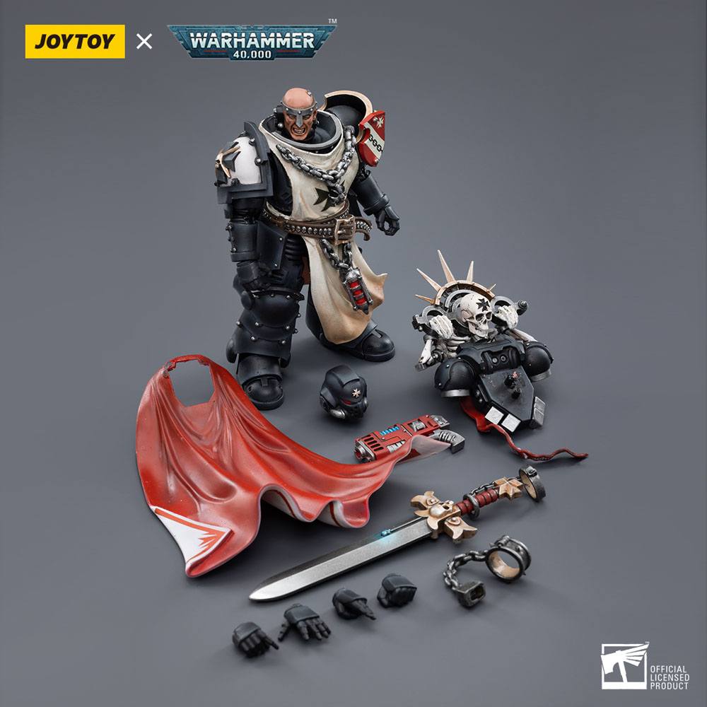 Warhammer 40k Figura 1/18 Black Templars Marshal Baldeckrath 12 cm