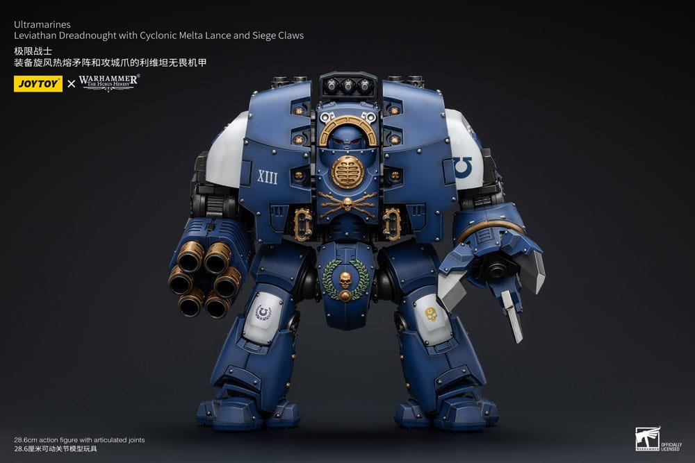 Warhammer The Horus Heresy Figura 1/18 Ultramarines Leviathan Dreadnought with Cyclonic Melta Lance And Siege Claws 29 cm       14 cm Frikytopia