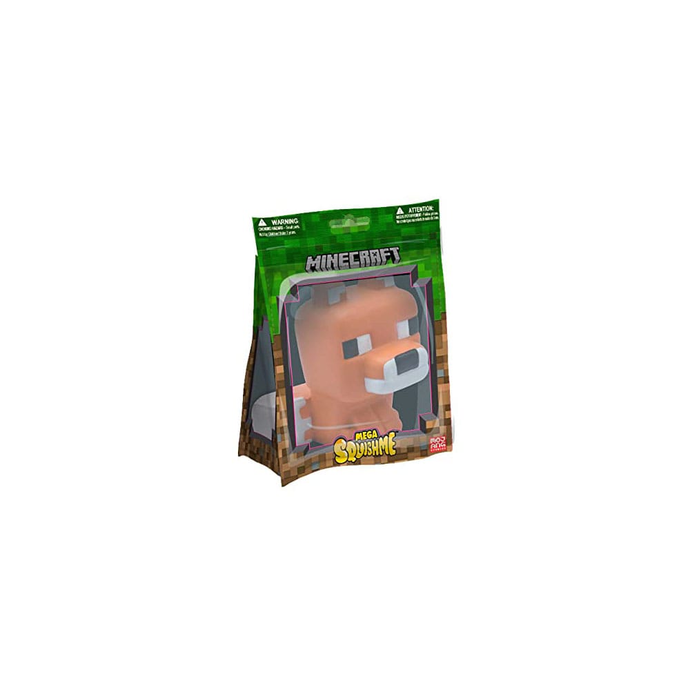 Minecraft Figura Antiestres Mega Squishme Serie 3 Zorro 15 cm