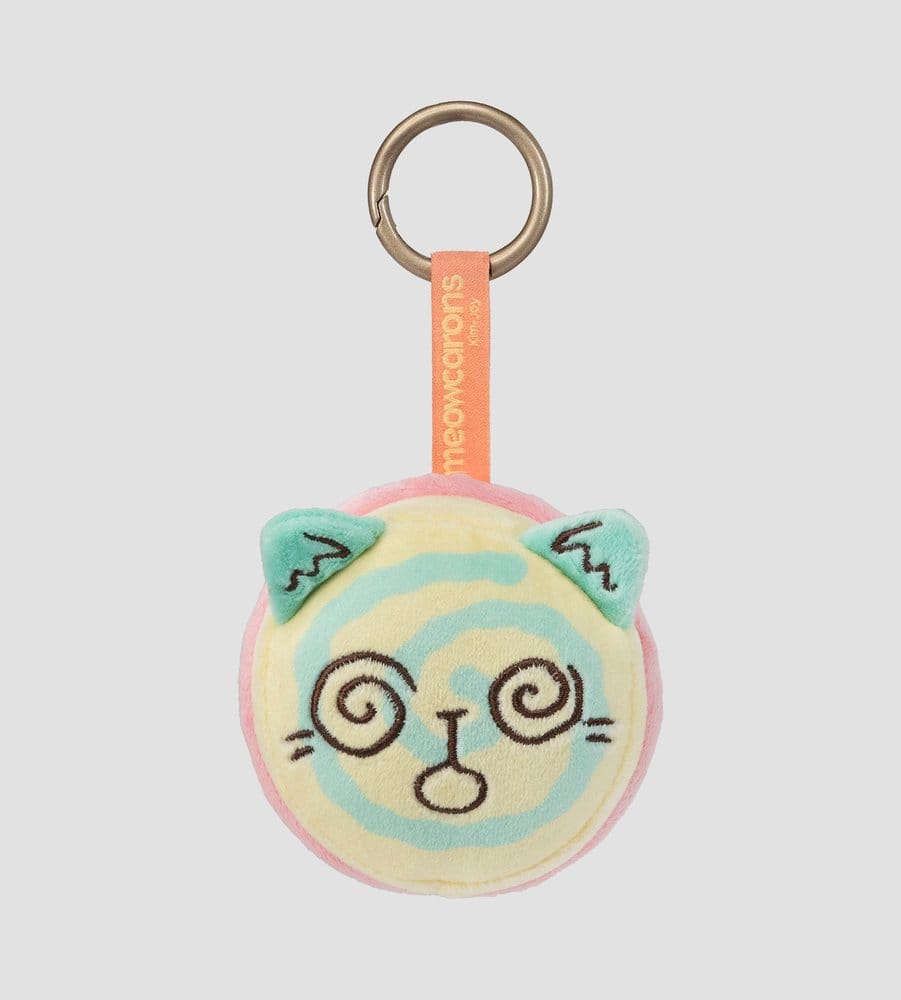 Meowcaron Colgante de bolso de peluche Spiral 7 cm Frikytopia