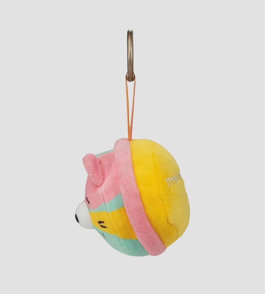 Meowcaron Colgante de bolso de peluche Scared 7 cm