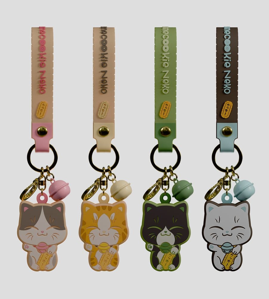 Manecookie Neko Llavero de silicona S1 13 cm Blind Box Expositor (8)