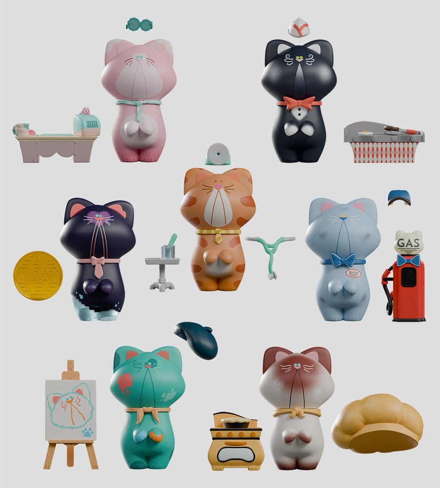 Business Boy Figuras Mini S1 8 cm Blind Box Expositor (6)