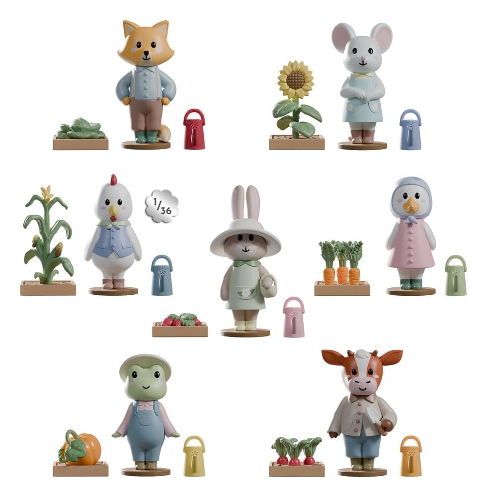 Cozy Gardeners Figuras Mini S1 8 cm Blind Box Expositor (6) Frikytopia