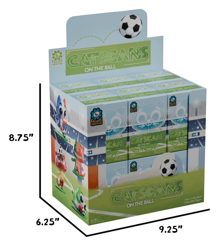 Cat Scans Figuras Mini S3 - On the Ball 6 cm Blind Box Expositor (12)