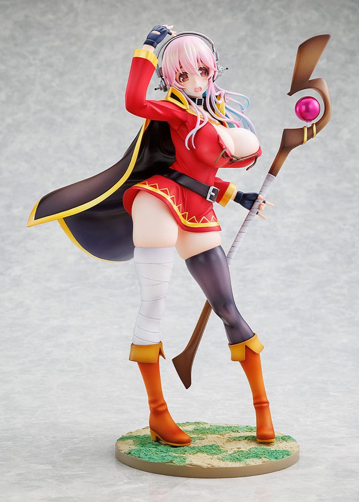 Super Sonico x Konosuba Estatua PVC 1/7 Super Sonico Megumin collaboration Ver. 25 cm