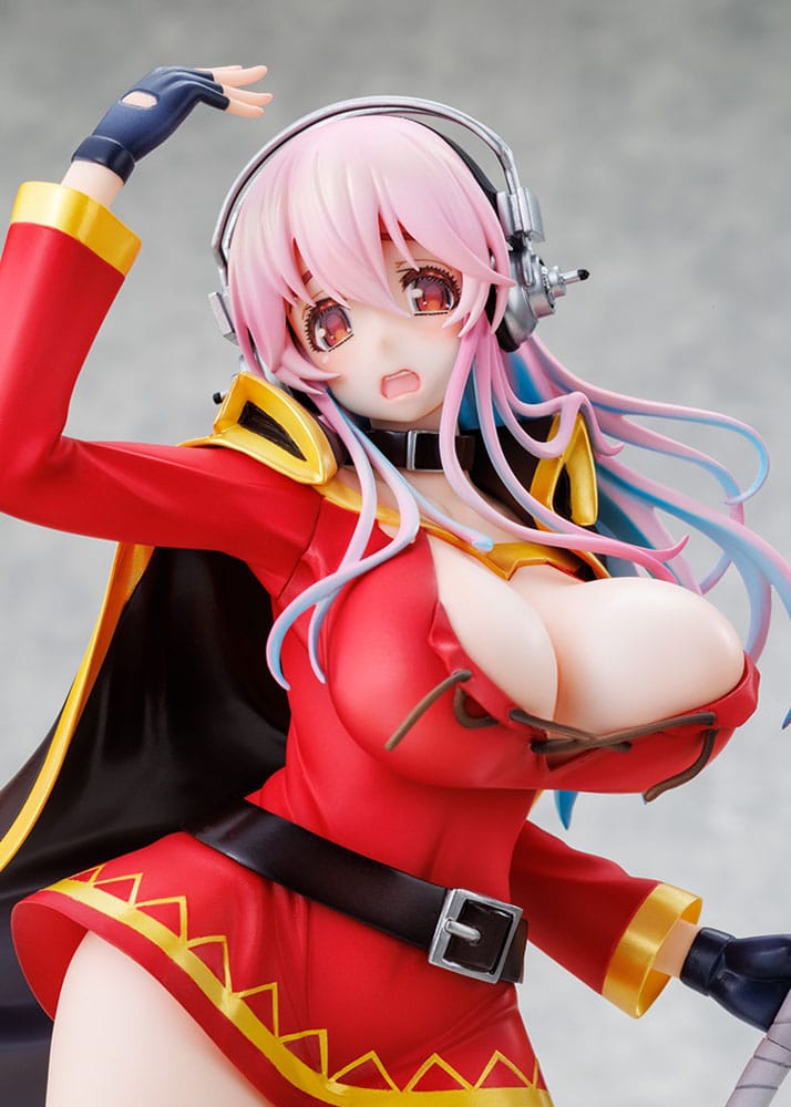 Super Sonico x Konosuba Estatua PVC 1/7 Super Sonico Megumin collaboration Ver. 25 cm